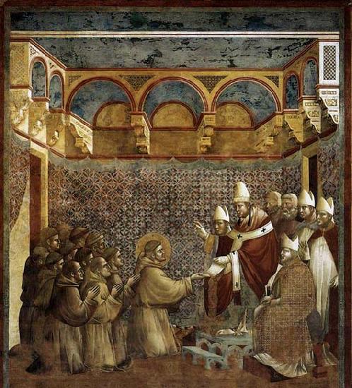 GIOTTO di Bondone Confirmation of the Rule Germany oil painting art
